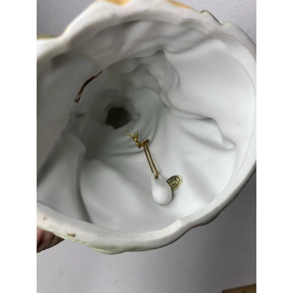 Holiday Time Porcelain Santa Dinner Bell 6